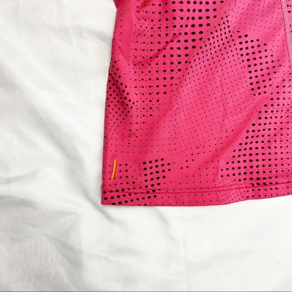 LUCY Pink & Black Dot Racerback Workout Tank XS - Picture 4 of 5